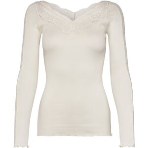 Rosemunde Rwbeatha Silk Ls Lace T-Shirt M Cream M Rosemunde Rwbeatha Silk Ls Lace T-Shirt M Cream M