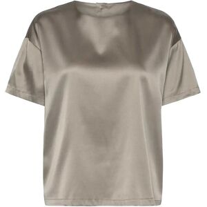 Rosemunde Rwjade Silk Ss Loose Blouse 34 Khaki 34 Rosemunde Rwjade Silk Ss Loose Blouse 34 Khaki 34