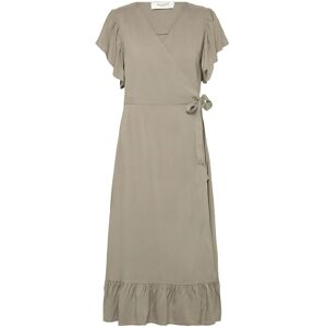 Rosemunde Rwelif Ss Midi Wrap Dress 34 Khaki 34 Rosemunde Rwelif Ss Midi Wrap Dress 34 Khaki 34
