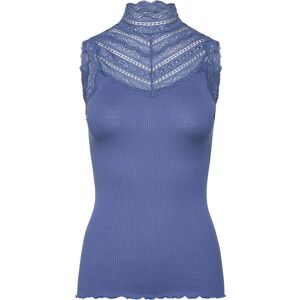 Rosemunde Rwbenita Silk Sl Turtleneck Lace Top M Blue M Rosemunde Rwbenita Silk Sl Turtleneck Lace Top M Blue M