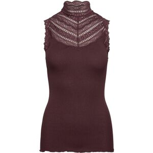 Rosemunde Rwbenita Silk Sl Turtleneck Lace Top XL Brown XL Rosemunde Rwbenita Silk Sl Turtleneck Lace Top XL Brown XL