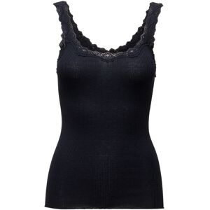 Rosemunde Rwbabette Silk Sl Deep Back Lace To L Navy L Rosemunde Rwbabette Silk Sl Deep Back Lace To L Navy L