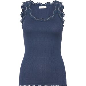 Rosemunde Rwbabette Silk Sl U-Neck Lace Top M Navy M Rosemunde Rwbabette Silk Sl U-Neck Lace Top M Navy M