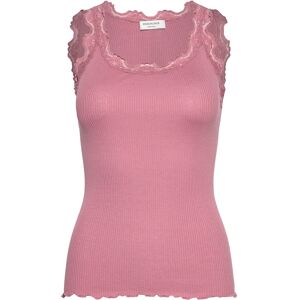 Rosemunde Rwbabette Silk Sl U-Neck Lace Top S Pink S Rosemunde Rwbabette Silk Sl U-Neck Lace Top S Pink S