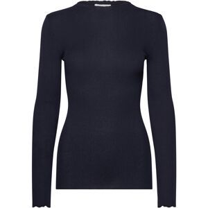 Rosemunde Rwpearl Silk Ls T-Shirt XS Navy XS Rosemunde Rwpearl Silk Ls T-Shirt XS Navy XS