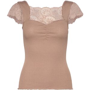 Rosemunde Silk T-Shirt W/ Lace M Brown M Rosemunde Silk T-Shirt W/ Lace M Brown M