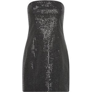 ROTATE Twill Sequin Mini Dress 42 Black 42 ROTATE Twill Sequin Mini Dress 42 Black 42