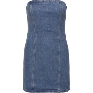 ROTATE Rhinestone Denim Dress 40 Blue 40 ROTATE Rhinestone Denim Dress 40 Blue 40