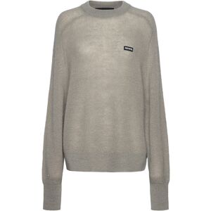 ROTATE Light Knit Logo Sweater 40 Grey 40 ROTATE Light Knit Logo Sweater 40 Grey 40