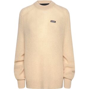 ROTATE Light Knit Logo Sweater 40 Beige 40 ROTATE Light Knit Logo Sweater 40 Beige 40