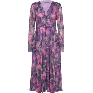 ROTATE Printed Ls Midi Dress 36 Pink 36 ROTATE Printed Ls Midi Dress 36 Pink 36