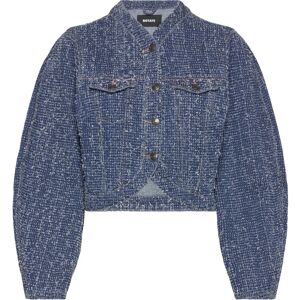 ROTATE Round Sleeve Denim Jacket 40 Blue 40 ROTATE Round Sleeve Denim Jacket 40 Blue 40