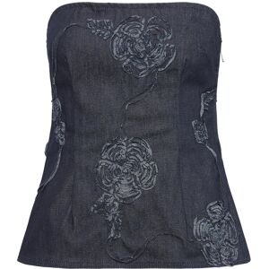 ROTATE Denim Sleeveless Top 42 Navy 42 ROTATE Denim Sleeveless Top 42 Navy 42