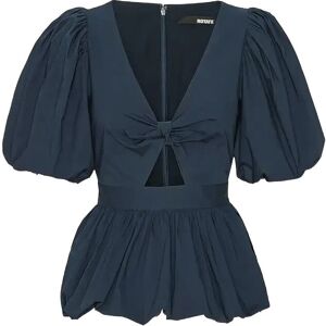 ROTATE Puff Sleeve Bubble Top 40 Navy 40 ROTATE Puff Sleeve Bubble Top 40 Navy 40