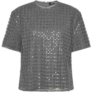 ROTATE Beaded Oversized Top 34 Grey 34 ROTATE Beaded Oversized Top 34 Grey 34