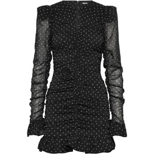 ROTATE Printed Long-Sleeve Dress 34 Black 34 ROTATE Printed Long-Sleeve Dress 34 Black 34