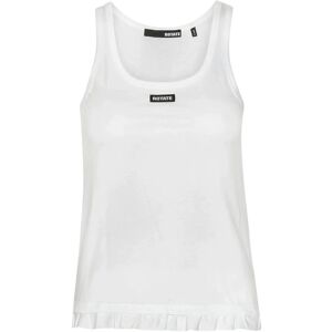ROTATE Ruffle Hem Tank Top XS White XS ROTATE Ruffle Hem Tank Top XS White XS