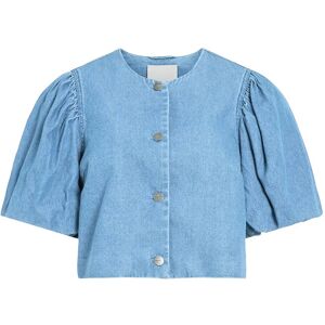 ROUGE EDIT Roudelila 2/4 Short Denim Blazer 38 Blue 38 ROUGE EDIT Roudelila 2/4 Short Denim Blazer 38 Blue 38