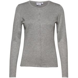 Saint Tropez A8661, Milasz R-Neck Cardigan L Grey L Saint Tropez A8661, Milasz R-Neck Cardigan L Grey L