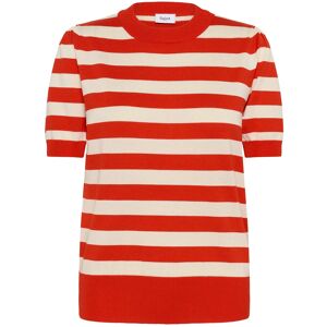 Saint Tropez Milasz Ss Block Stripe Pullover M Red M Saint Tropez Milasz Ss Block Stripe Pullover M Red M