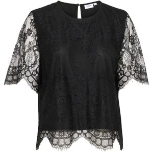 Saint Tropez Zalviasz Ss Blouse XS Black XS Saint Tropez Zalviasz Ss Blouse XS Black XS