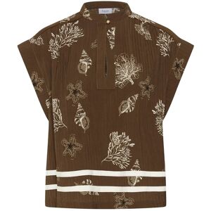 Saint Tropez Rosashellsz Blouse M Brown M Saint Tropez Rosashellsz Blouse M Brown M