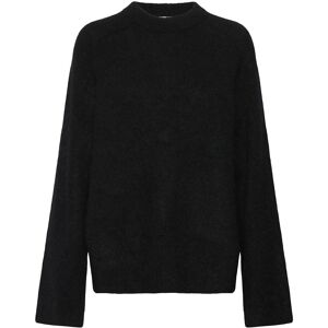 Second Female Brookline Knit Raglan O-Neck S x 65 Black S x 65 Second Female Brookline Knit Raglan O-Neck S x 65 Black S x 65