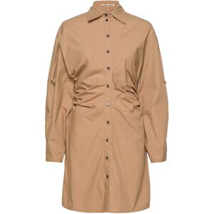 Second Female Ficus Dress XS Brown XS Second Female Ficus Dress XS Brown XS