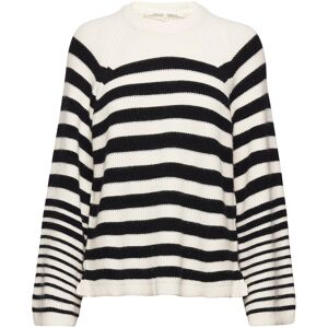 Second Female Matea Knit O-Neck S White S Second Female Matea Knit O-Neck S White S