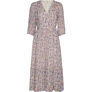 Second Female Poppi Midi Dress S Blue S Second Female Poppi Midi Dress S Blue S
