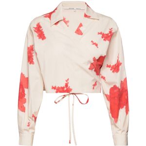 Second Female Fridenza Wrap Blouse XL Cream XL Second Female Fridenza Wrap Blouse XL Cream XL