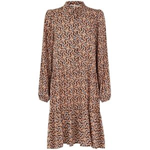Second Female Theo Dress XS Brown XS Second Female Theo Dress XS Brown XS