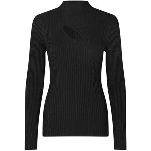 Second Female Sanka Knit T-Neck L Black L Second Female Sanka Knit T-Neck L Black L