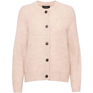 Selected Slwlulu Ls Knit Short Cardigan Noos S Pink S Selected Slwlulu Ls Knit Short Cardigan Noos S Pink S