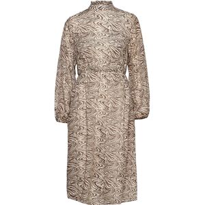Selected Slfmingi Ls Midi Dress Ex 34 Beige 34 Selected Slfmingi Ls Midi Dress Ex 34 Beige 34