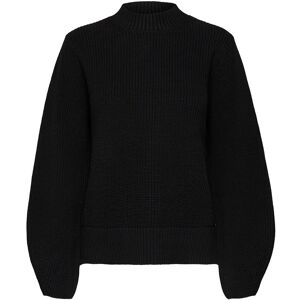 Selected Slfleslie Ls Knit O-Neck B XS Black XS Selected Slfleslie Ls Knit O-Neck B XS Black XS