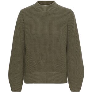 Selected Slfleslie Ls Knit O-Neck B XS Khaki XS Selected Slfleslie Ls Knit O-Neck B XS Khaki XS