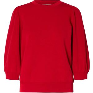 Selected Slwtenny 3/4 Sweat Top Noos S Red S Selected Slwtenny 3/4 Sweat Top Noos S Red S