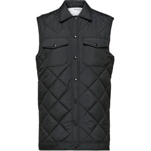 Selected Slftinna Long Quilted Vest 34 Black 34 Selected Slftinna Long Quilted Vest 34 Black 34