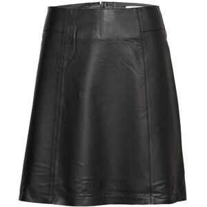 Selected Slwnew Ibi Mw Leather Skirt B Noos 34 Black 34 Selected Slwnew Ibi Mw Leather Skirt B Noos 34 Black 34