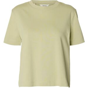 Selected Slwessential Ss Boxy Tee Noos L Khaki L Selected Slwessential Ss Boxy Tee Noos L Khaki L