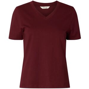 Selected Slwessential Ss V-Neck Tee Noos XL Burgundy XL Selected Slwessential Ss V-Neck Tee Noos XL Burgundy XL