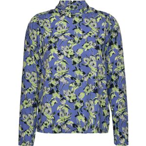 Selected Slfjana Ls Aop Top B 36 Blue 36 Selected Slfjana Ls Aop Top B 36 Blue 36