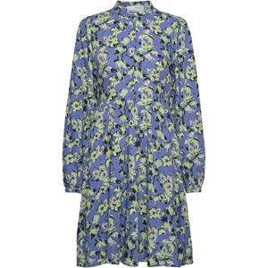 Selected Slfjana Ls Short Shirt Dress B 38 Blue 38 Selected Slfjana Ls Short Shirt Dress B 38 Blue 38