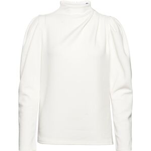 Selected Slffenja Ls T-Neck Top B Noos M White M Selected Slffenja Ls T-Neck Top B Noos M White M