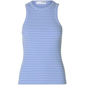 Selected Slfanna O-Neck Striped Tank Top Noos S Blue S Selected Slfanna O-Neck Striped Tank Top Noos S Blue S