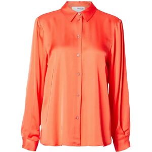 Selected Slffranziska Ls Satin Shirt B 34 Pink 34 Selected Slffranziska Ls Satin Shirt B 34 Pink 34