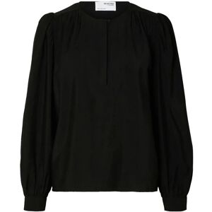 Selected Slflida Ls Top B 36 Black 36 Selected Slflida Ls Top B 36 Black 36