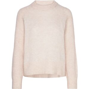 Selected Slfrena Ls Knit O-Neck Camp L Cream L Selected Slfrena Ls Knit O-Neck Camp L Cream L