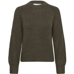 Selected Slfrena Ls Knit O-Neck Camp XS Khaki XS Selected Slfrena Ls Knit O-Neck Camp XS Khaki XS